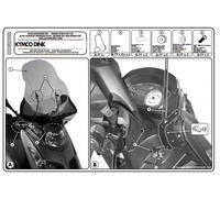 KAPPA Kit Attacchi Per Parabrezza Per Kymco Dink 50 2006-2016