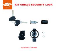 KAPPA Kit chiave Security Lock + boccola + piastrine sottoserratura per Valigia