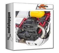 kappa kn8203 paramotore nero compatibile con moto guzzi v85 tt 2019 2020 2021 2022 2023 mototopgun