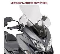 KAPPA Lastra Parabrezza Trasparente Spoiler Per Suzuki Burgman 400 2017-2023