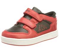 Kappa Lineup Low M, Scarpe da Ginnastica, Rosso Nero, 27 EU