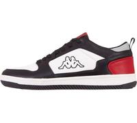 Kappa Lineup Low Unisex Scarpe per jogging su strada Unisex - Adulto, Nero (Black/Red), 43 EU