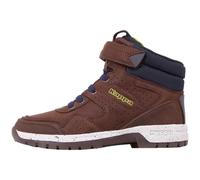 Kappa Lithium Kids Sneaker a collo alto Unisex - Bambini e ragazzi, Marrone (brown/navy), 30 EU