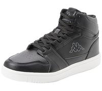 Kappa - Sneakers Alta, Unisex, Nero, Poliuretanica, Walking, Logo Basil MD, Taglia: 41