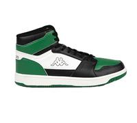 Kappa Logo Basil Sneaker, Scarpa Casual Uomo, Green MD-Black-White, 42 EU