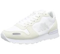 Kappa, Logo Berlin 2, Scarpe da ginnastica, Unisex - Adulto, 001 White, 46 EU