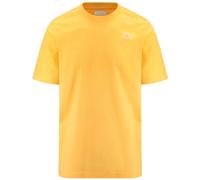 Kappa Logo Korpo Cafers Slim, T-Shirt a Maniche Corte da Uomo (IT, Testo, XL, Regular, Regular, Yellow)