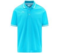 Kappa Logo MALTAX 5 MSS - Polo Shirts - Polo - Uomo - Turquoise-White