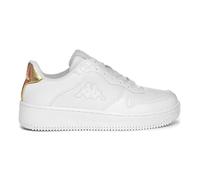 Kappa Logo MASERTA 6, Scarpe da Corsa Donna, White-Yellow Gold, 41 EU
