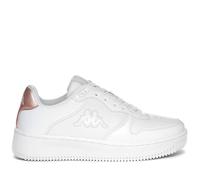 Kappa Logo Maserta 6 White/Pink Metallic da Donna 40 Bianco