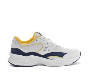 Kappa Logo Siliam Scarpe basse comode ed eleganti, colore bianco e blu dk, taglia 46