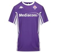 Kappa Maglia Gara Home Fiorentina 2025/226 Personalizzabile con Nomi e Numeri Kean Albert Dzeko (IT, Testo, M, Regular, Regular, Viola)