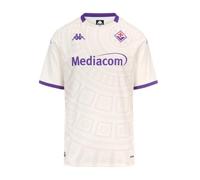 Kappa 2025-ac Fiorentina Away Short Sleeve T-shirt Beige S Uomo