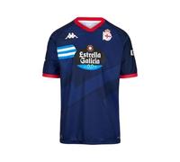 Kappa Maglia Kombat Outdoor Deportivo La Coruña Ufficiale Calcio RCD LA CORUÑA, blu, XXL