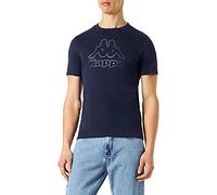 Kappa Cremy Tee, Maglietta Uomo, Blu, L