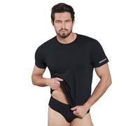 Kappa Maglietta Intima Uomo Cotone 100% Girocollo Offerta 3 E 6 Pezzi, Maglia Intima Uomo Cotone (3 Pezzi-Nero, S)