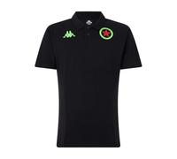 Kappa Minditti PRO Red Star Polo, Nero, XL Unisex-Adulto