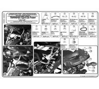 KAPPA MONOKEY PORTABAGAGLI LATERALE YAMAHA FZ6 / FAZER (04-06)