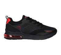 Kappa Myagi Jr Lace, Scarpe da Ginnastica Unisex-Adulto, Nero Rosso, 35 EU