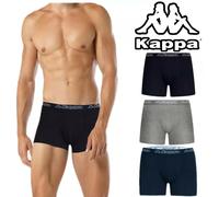 KAPPA PACCO DA 3 PEZZI MUTANDE DA UOMO BOXER COTONE ELASTICIZZATO 3 COLORI K1211