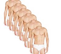 KAPPA PACCO DA 6 MUTANDE DA UOMO BOXER / SLIP COTONE BIELASTICO MISUR DA M A 5XL