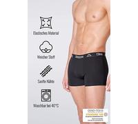 KAPPA PACCO DA 6 PEZZI MUTANDE DA UOMO BOXER COTONE ELASTICIZZATO COLORI K1211