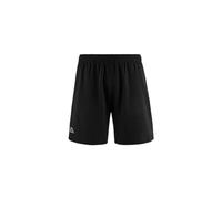 Kappa - Pantaloncini da Uomo in Jersey con Tasche Laterali, Regular Fit e Logo Omini Ricamato a Contrasto, Colore Nero, Taglia L