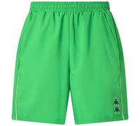 Kappa - Pantaloncini da Uomo in Tessuto Elasticizzato con Logo Padel, Kombat PRO System, Regular Fit, Colore Verde, Taglia M