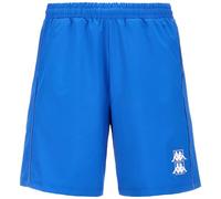 Kappa - Pantaloncini da Uomo in Tessuto Elasticizzato con Logo Padel, Kombat PRO System, Regular Fit, Colore Blu, Taglia XL