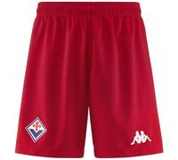 Kappa - Pantaloncini Gara Kombat™ Ryder da Uomo ACF Fiorentina, Tessuto Tecnico Riciclato con Hydro-Way Protection, Regular Fit, Rosso, Taglia XL