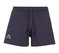 Kappa - Pantaloncini Sportivi, Donna, Blu, Cotone, Training, Logo Caber, Taglia: XS