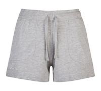Kappa - Pantaloncini Sportivi, Donna, Grigio, Cotone, Sportivo. Logo Caber, Taglia: S