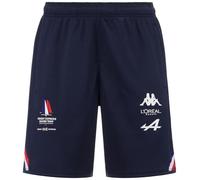 Kappa - Pantaloncini Sportivi, Uomo, Blu, Poliestere, Vela, Ahorazip PRO 7 Orient Express, Taglia: M