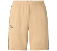 Kappa - Pantaloni Corti, Uomo, Beige, Cotone, Palestra. Logo Barbastro, Taglia: XL