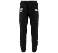 Kappa - Pantaloni Tuta, Uomo, Nero, Cotone, Sci, 222 Banda ARUFINZIP US, Taglia: XS