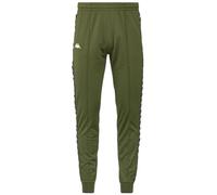 Kappa - Pantaloni Tuta, Uomo, Verde, Poliestere, Streetwear Sportivo, 222 Banda RASTORIA Slim, Taglia: XS