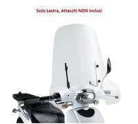 153AK - Parabrezza Kappa Trasparente 55x66cm APRILIA Scarabeo 50 Street (09-13)