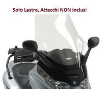 KD500ST - Parabrezza Kappa Trasparente 80x60cm PIAGGIO X-Evo 125-250-400 (07-11)