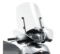 KAPPA Parabrezza Trasparente + Attacchi 55 X 66 Per Honda SH 125i-150i 2005-2008