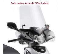 Parabrezza specifico trasparente 53 x 72 cm (H x L) ATTACCHI ESCLUSI KAPPA 443A KYMCO People GTi 125-200-300 (10 > 13)