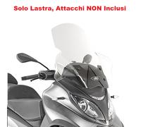 KAPPA Parabrezza Trasparente senza Attacchi per Piaggio MP3 500 Business 2018-21
