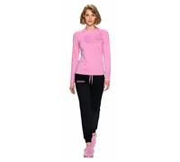 Kappa Pigiama Donna Cotone Lungo - Pigiama Donna Cotone Leggero Estivo Manica Lunga (IT, Testo, L, Regular, Regular, 26201 Rosa)
