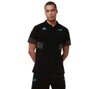 Kappa - Polo Andoi BWT Alpine F1 Team 2024 da uomo, Nero, Grigio, Blu, S