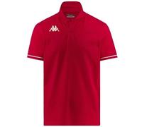 Kappa - Polo, Uomo, Rosso, Cotone, Palestra, Kappa4Training Barli, Taglia: XL