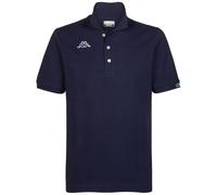 Kappa - Polo da Uomo in Piquet di Cotone, Regular Fit, Maniche Corte, Logo Omini Ricamato, Verde, Taglia L