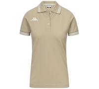 Kappa - Polo, Donna, Beige, Cotone, Sportiva, Logo Maltax WSS Slim, Taglia: L