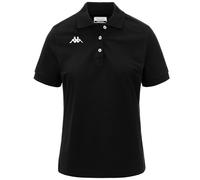 Kappa - Polo, Donna, Nero, Cotone, Sportstyle, Logo Sharas WSS, Taglia: L