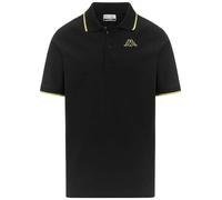 Kappa - POLO LOGO FLU BLACK-NEON YELLOW - 341N23W-A1D