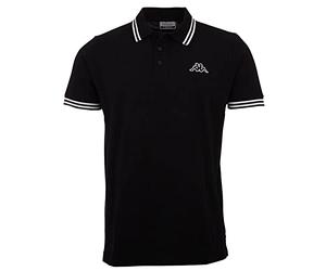 Kappa Polo Shirts, Black, L Men's