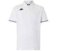 Kappa Barli Polo, Nero/Bianco, XL Uomo